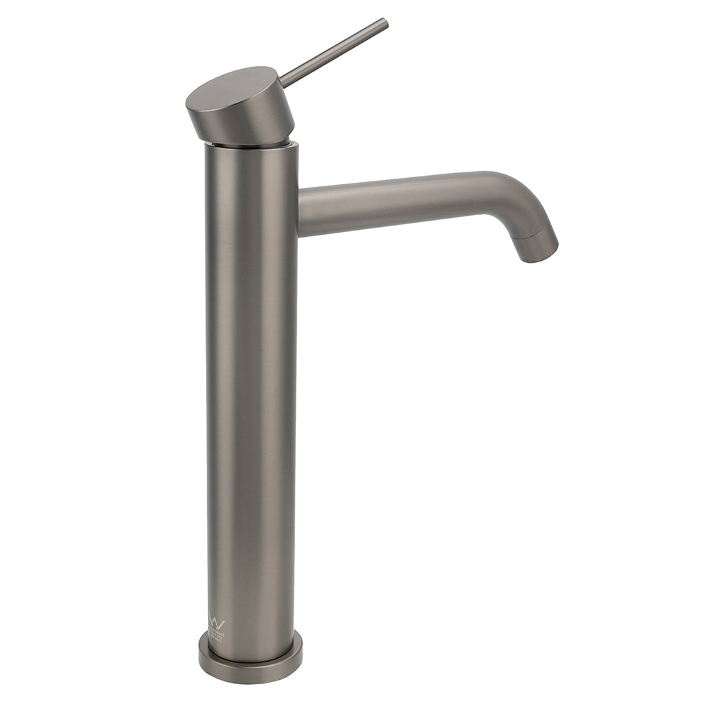 Tall Basin Mixer Tap, Gunmetal Grey