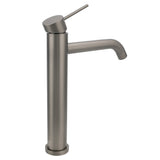 Tall Basin Mixer Tap, Gunmetal Grey