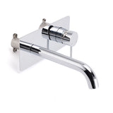 Round Wall Mounted Basin Mixer Tap, Chrome