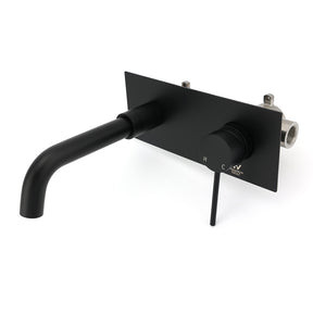 Matt Black Round Basin Mixer Tap