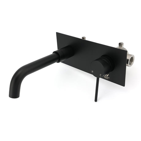 Matt Black Round Basin Mixer Tap