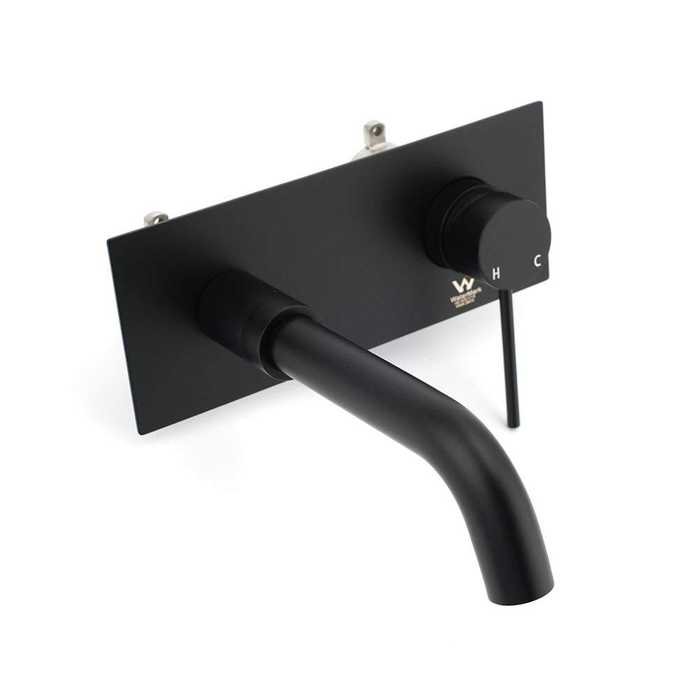 Matt Black Round Basin Mixer Tap