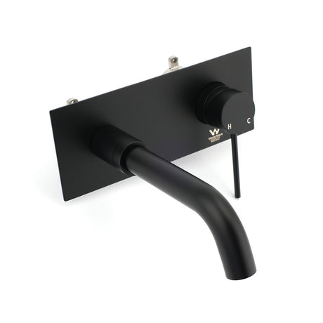 Matt Black Round Basin Mixer Tap