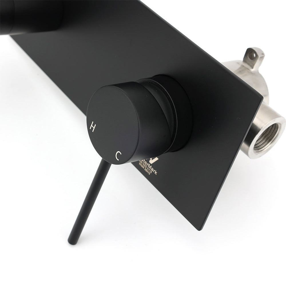 Matt Black Round Basin Mixer Tap