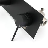 Matt Black Round Basin Mixer Tap