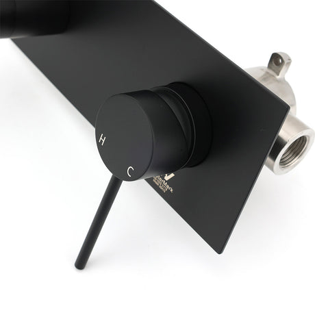 Matt Black Round Basin Mixer Tap