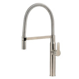 Pull Out Kitchen Mixer Tap, 360 Degree Swivel, Brushed Nickel