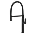 Pull Out Kitchen Mixer Tap, 360 Degree Swivel, Matte Black