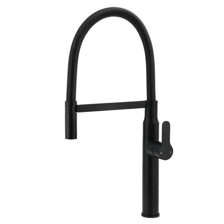 Pull Out Kitchen Mixer Tap, 360 Degree Swivel, Matte Black