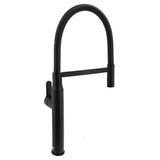 Pull Out Kitchen Mixer Tap, 360 Degree Swivel, Matte Black