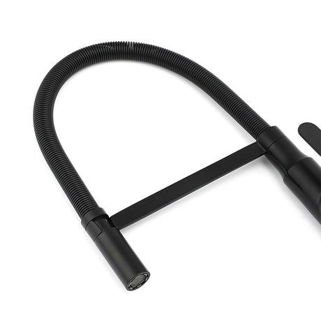 Pull Out Kitchen Mixer Tap, 360 Degree Swivel, Matte Black