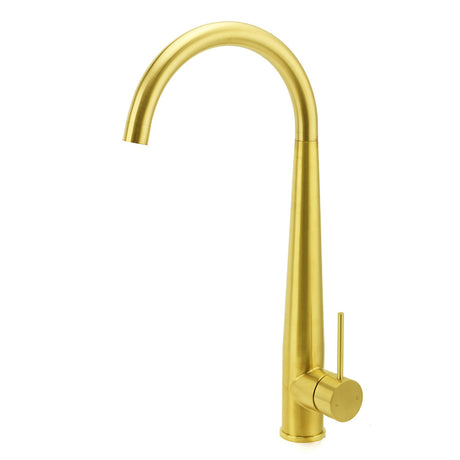 Kitchen Sink Mixer Tap with Swivel Spout, Brushed Gold