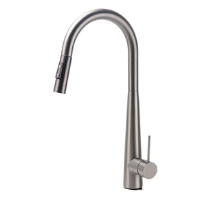 Pull Out Kitchen Mixer Tap with Two Spray Modes, Gun Metal