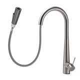 Pull Out Kitchen Mixer Tap with Two Spray Modes, Gun Metal