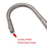 Pull Out Kitchen Mixer Tap with Two Spray Modes, Gun Metal