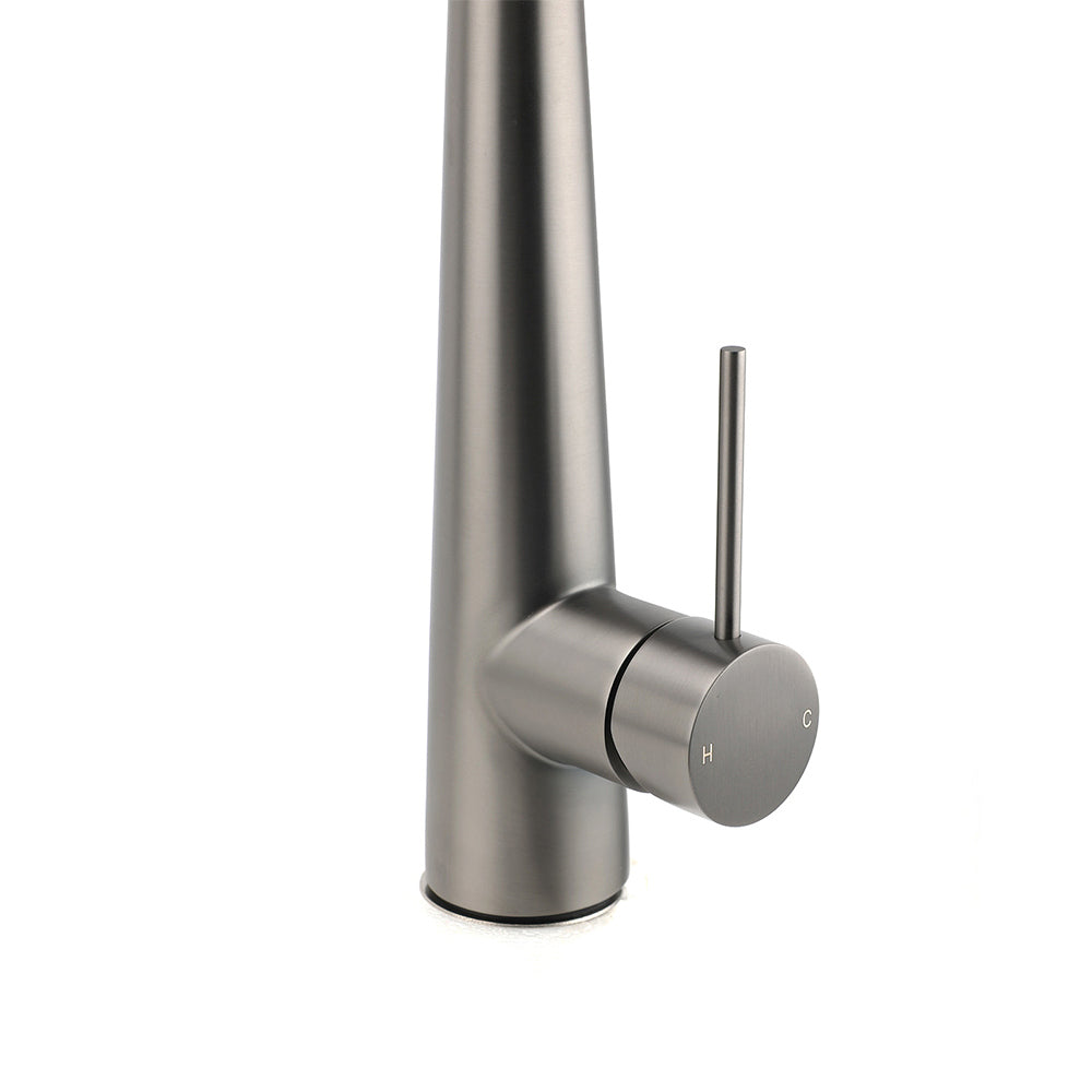 Pull Out Kitchen Mixer Tap with Two Spray Modes, Gun Metal