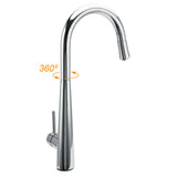Chrome Pull Out Kitchen Sink Mixer Tap