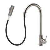 Pull Out Kitchen Mixer Tap with Dual Spray, Gunmetal Grey