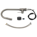 Pull Out Kitchen Mixer Tap with Dual Spray, Gunmetal Grey