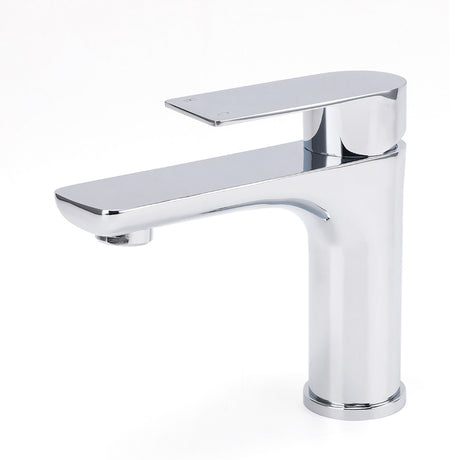 Polished Chrome Round Basin Mixer Tap
