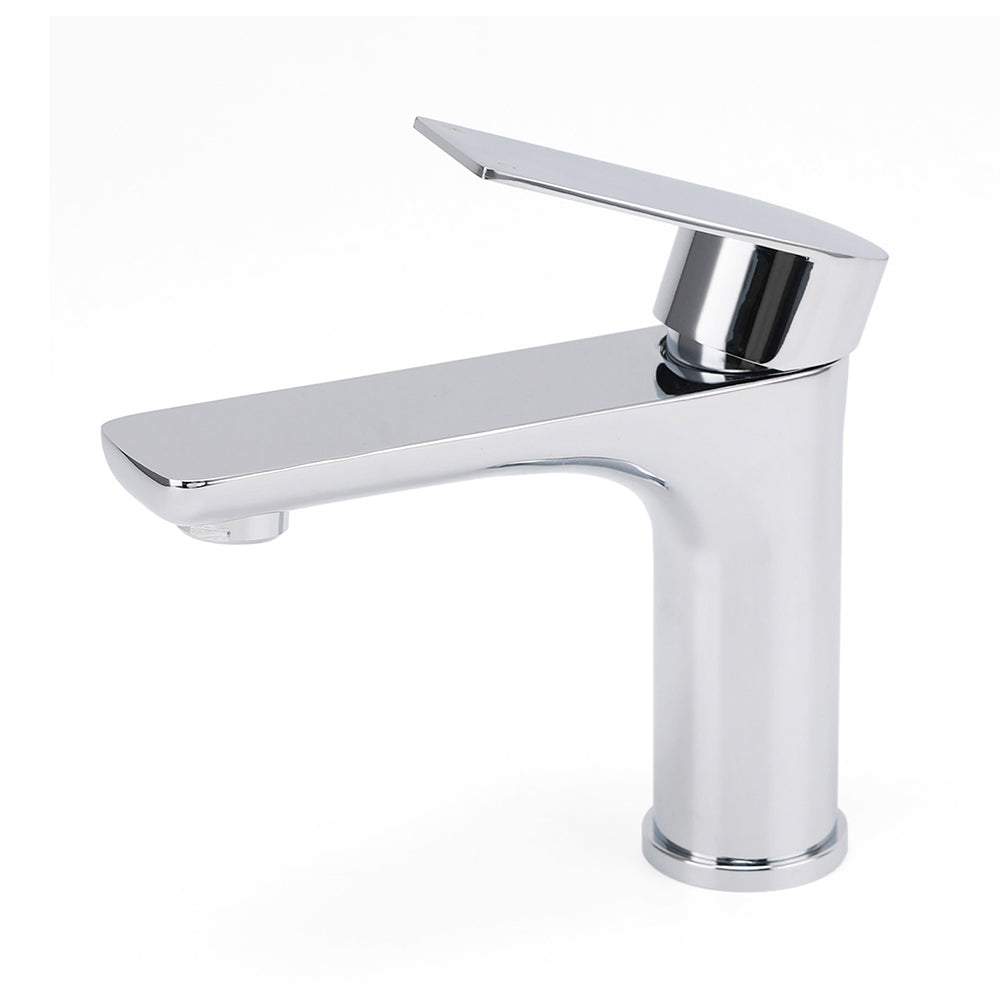 Polished Chrome Round Basin Mixer Tap