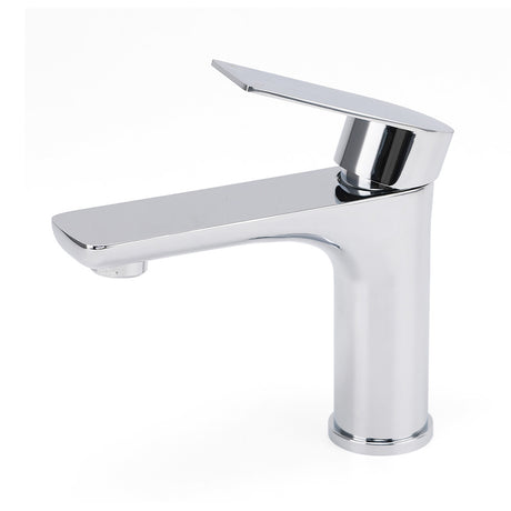 Polished Chrome Round Basin Mixer Tap