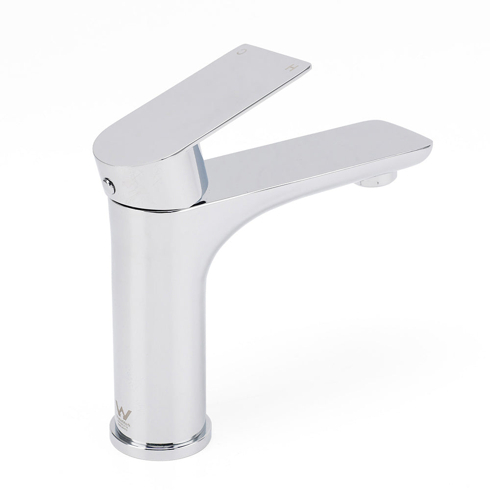 Polished Chrome Round Basin Mixer Tap