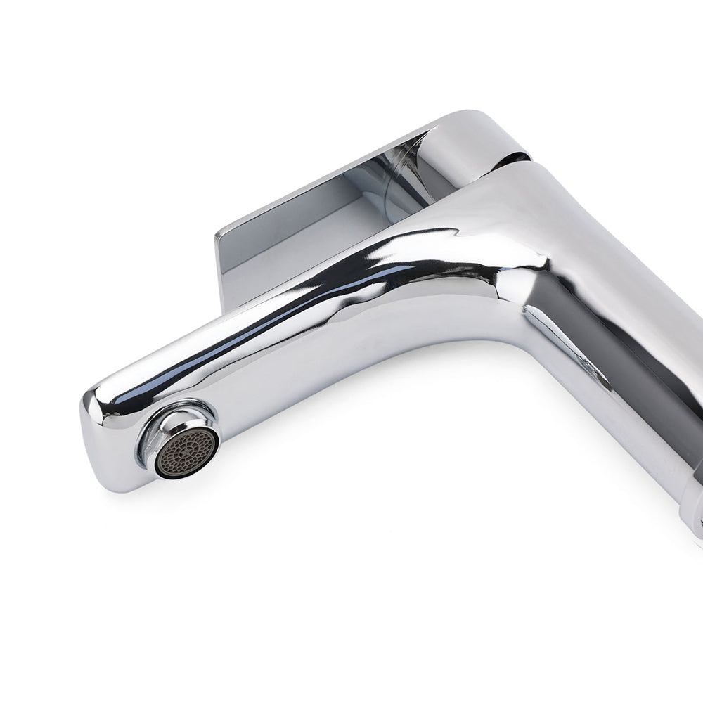 Polished Chrome Round Basin Mixer Tap