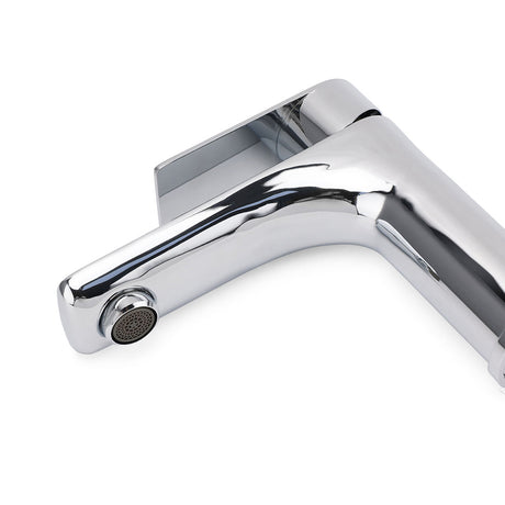 Polished Chrome Round Basin Mixer Tap