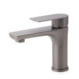 Round Basin Mixer Tap, Gun Metal