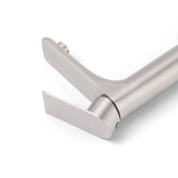 Brushed Nickel Round Tall Basin Mixer Tap image 5