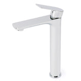Chrome Round Tall Basin Mixer Tap image 2