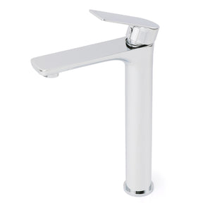 Chrome Round Tall Basin Mixer Tap image 2