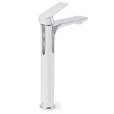 Chrome Round Tall Basin Mixer Tap image 3