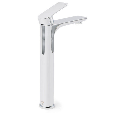 Chrome Round Tall Basin Mixer Tap image 3