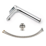 Chrome Round Tall Basin Mixer Tap image 6