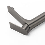 Round Tall Basin Mixer Tap, Gunmetal Grey
