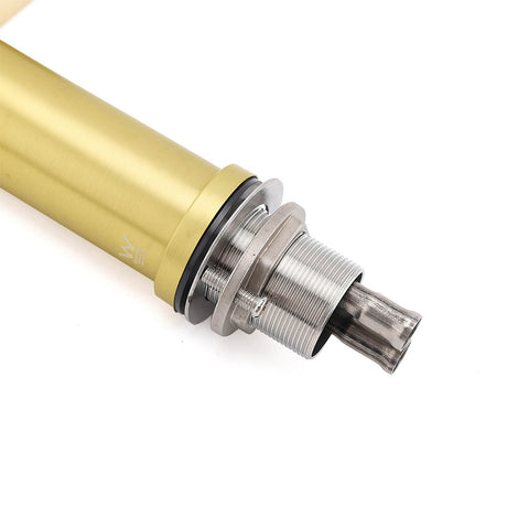 Brushed Gold Short Square Basin Mixer Tap