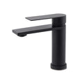 Matt Black Round Basin Mixer Tap image 1