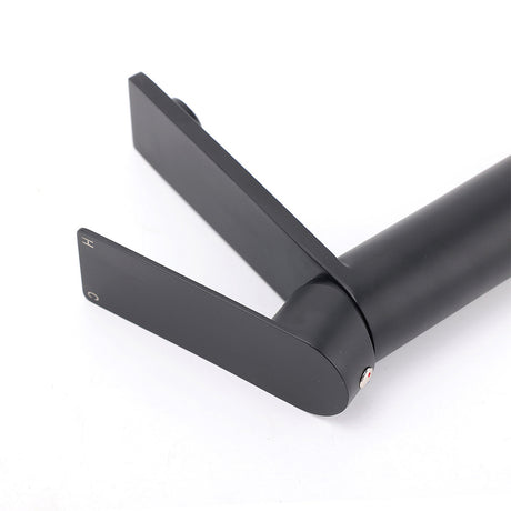 Matt Black Round Basin Mixer Tap image 5