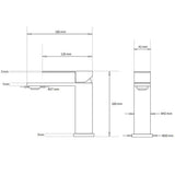 Matt Black Round Basin Mixer Tap image 8