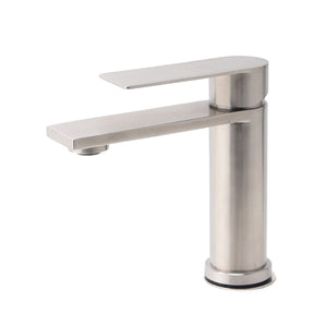 Brushed Nickel Basin Mixer Tap