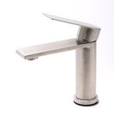 Brushed Nickel Basin Mixer Tap