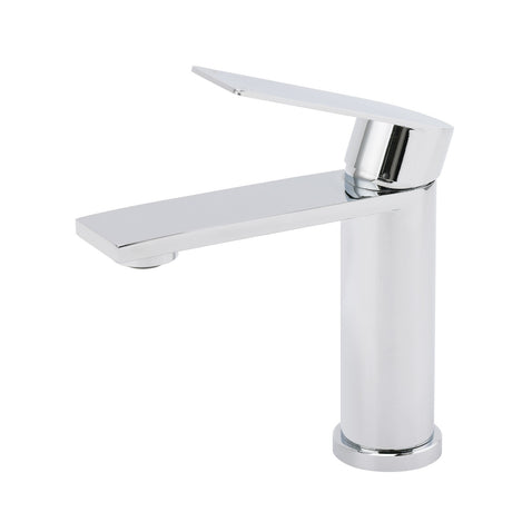 Chrome Square Short Basin Mixer Tap image 2