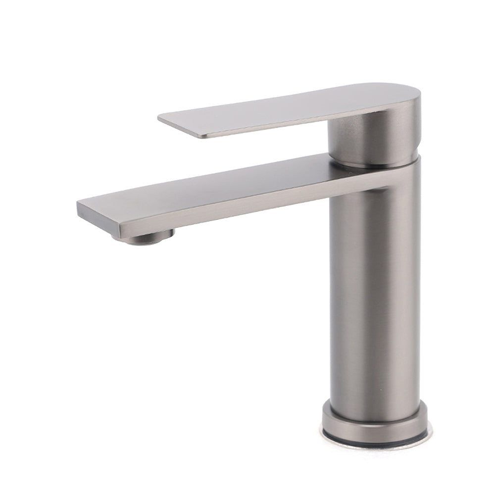 Gun Metal Square Basin Mixer Tap