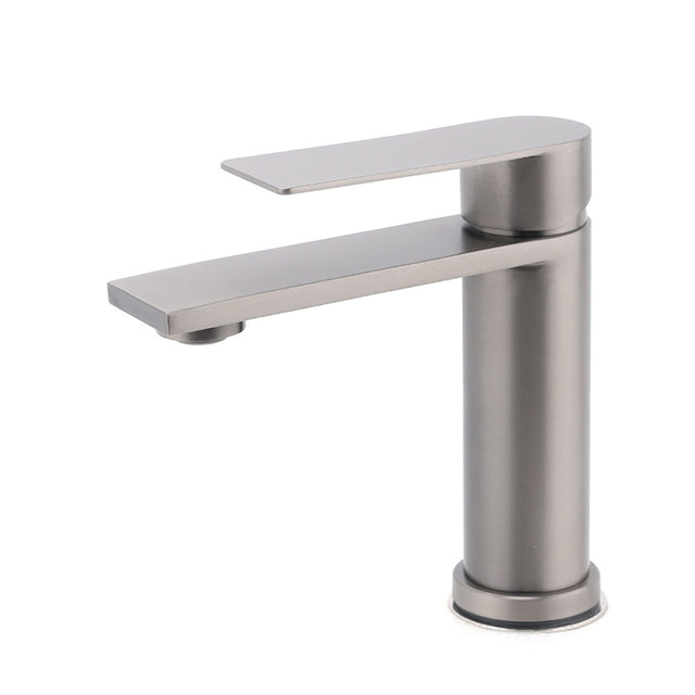 Gun Metal Square Basin Mixer Tap