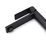 Matt Black Square Short Basin Mixer Tap image 4