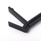 Matt Black Square Short Basin Mixer Tap image 5
