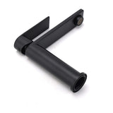 Matt Black Square Short Basin Mixer Tap image 6
