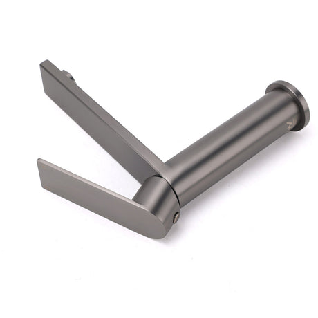 Rounded Square Basin Mixer Tap, Gun Metal